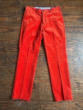 Polo by Ralph Lauren Orange Corduroy Men’s Pants 34x32